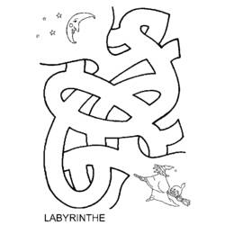 Coloring page: Labyrinths (Educational) #126731 - Free Printable Coloring Pages