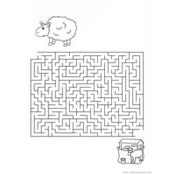 Coloring page: Labyrinths (Educational) #126757 - Free Printable Coloring Pages