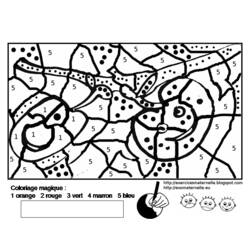 Coloring page: Magic coloring (Educational) #126222 - Free Printable Coloring Pages