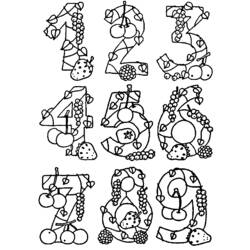 Coloring page: Numbers (Educational) #125124 - Free Printable Coloring Pages