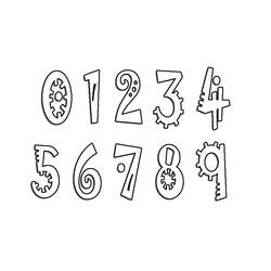 Coloring page: Numbers (Educational) #125126 - Free Printable Coloring Pages