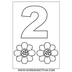 Coloring page: Numbers (Educational) #125146 - Printable coloring pages