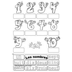 Coloring page: Numbers (Educational) #125202 - Printable coloring pages