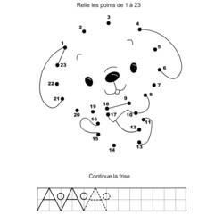 Coloring page: Point to point coloring (Educational) #125896 - Printable coloring pages