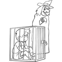 Coloring pages: Hansel and Gretel - Free Printable Coloring Pages