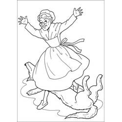 Little Red Riding Hood (Fairy Tales and Stories) coloring page #205992 to print and color