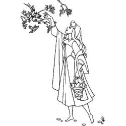 Sleeping Beauty (Fairy Tales and Stories) coloring page #130762 to print and color