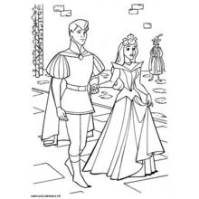 Sleeping Beauty (Fairy Tales and Stories) coloring page #130795 to print and color