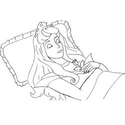Sleeping Beauty (Fairy Tales and Stories) coloring page #208961 to print and color