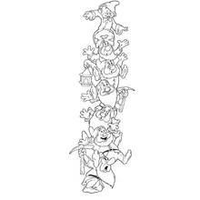 Snow White and the Seven Dwarfs (Fairy Tales and Stories) coloring page #133840 to print and color
