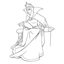 Snow White and the Seven Dwarfs (Fairy Tales and Stories) coloring page #133848 to print and color