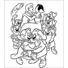 Snow White and the Seven Dwarfs (Fairy Tales and Stories) coloring page #133852 to print and color