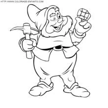 Snow White and the Seven Dwarfs (Fairy Tales and Stories) coloring page #133861 to print and color