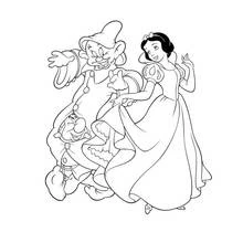 Snow White and the Seven Dwarfs (Fairy Tales and Stories) coloring page #133871 to print and color