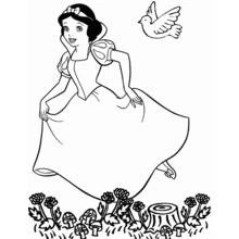 Snow White and the Seven Dwarfs (Fairy Tales and Stories) coloring page #133874 to print and color
