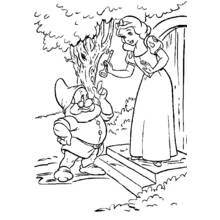 Snow White and the Seven Dwarfs (Fairy Tales and Stories) coloring page #133877 to print and color
