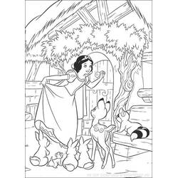 Snow White and the Seven Dwarfs (Fairy Tales and Stories) coloring page #133919 to print and color