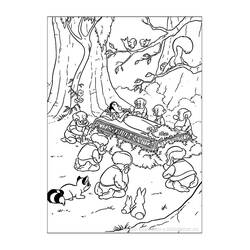 Snow White and the Seven Dwarfs (Fairy Tales and Stories) coloring page #133927 to print and color