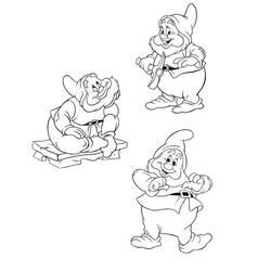 Snow White and the Seven Dwarfs (Fairy Tales and Stories) coloring page #133934 to print and color