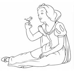 Snow White and the Seven Dwarfs (Fairy Tales and Stories) coloring page #133935 to print and color