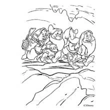 Snow White and the Seven Dwarfs (Fairy Tales and Stories) coloring page #133941 to print and color
