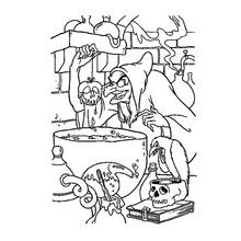 Snow White and the Seven Dwarfs (Fairy Tales and Stories) coloring page #133956 to print and color