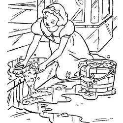 Snow White and the Seven Dwarfs (Fairy Tales and Stories) coloring page #133960 to print and color