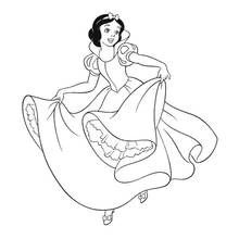 Snow White and the Seven Dwarfs (Fairy Tales and Stories) coloring page #133986 to print and color