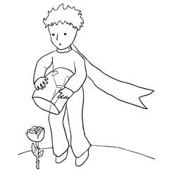 Coloring pages: The Little Prince - Free Printable Coloring Pages