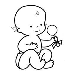 Coloring page: Baby (Family and Friends) #179995 - Free Printable Coloring Pages