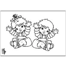 Coloring page: Baby (Family and Friends) #86614 - Free Printable Coloring Pages