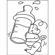 Coloring page: Baby (Family and Friends) #86622 - Free Printable Coloring Pages