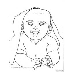 Coloring page: Baby (Family and Friends) #86631 - Free Printable Coloring Pages