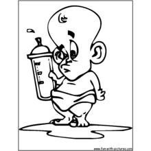 Coloring page: Baby (Family and Friends) #86699 - Free Printable Coloring Pages