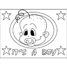 Coloring page: Baby (Family and Friends) #86761 - Free Printable Coloring Pages