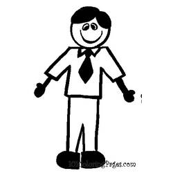 Dad (Family and Friends) coloring page #103505 to print and color