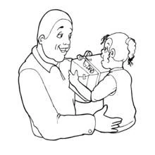 Dad (Family and Friends) coloring page #103677 to print and color