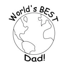Dad (Family and Friends) coloring page #103751 to print and color