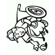 Disabled Person (Family and Friends) coloring page #98435 to print and color