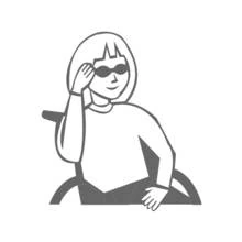 Disabled Person (Family and Friends) coloring page #98453 to print and color