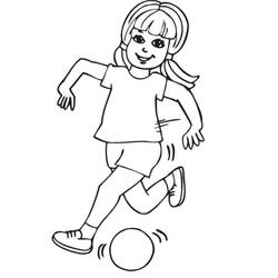 Little Girl (Family and Friends) coloring page #191904 to print and color