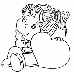 Little Girl (Family and Friends) coloring page #191909 to print and color