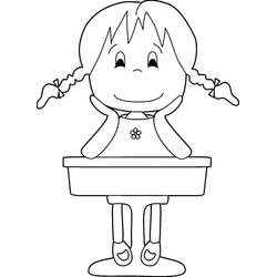 Little Girl (Family and Friends) coloring page #191918 to print and color