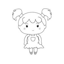 Little Girl (Family and Friends) coloring page #191932 to print and color