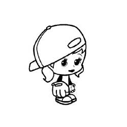 Little Girl (Family and Friends) coloring page #96524 to print and color