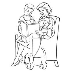 Mom (Family and Friends) coloring page #209408 to print and color
