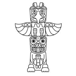 Coloring pages: Native American - Free Printable Coloring Pages