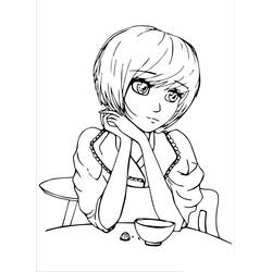 Coloring page: Teen Girl (Family and Friends) #194521 - Free Printable Coloring Pages