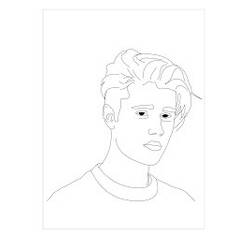 Justin Bieber (Famous people) coloring page #172856 to print and color