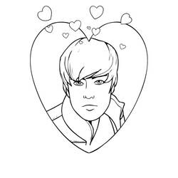 Justin Bieber (Famous people) coloring page #172866 to print and color